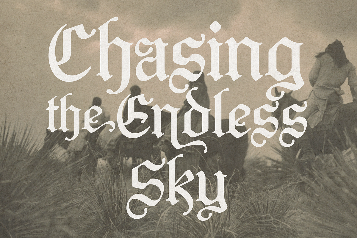 Bavides – Blackletter Font, a Blackletter Font by NDNL Studio (Photo 2 of 9)