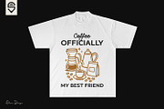 Coffee Officially My Best Friend, a Graphic by shaondesigns (Thumbnail 2 of 4)
