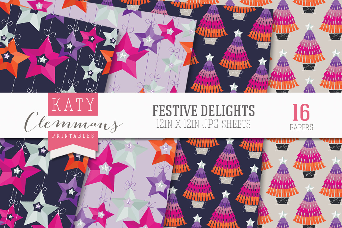 Festive Delights patterned paper preview 3