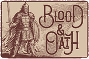 Kingdom Crown Vintage Label Font, a Serif Font by JumboDesign (Thumbnail 6 of 6)
