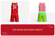 Basketball Kit Mockup Set, a Shirt Mockup by Country4k (Thumbnail 2 of 4)