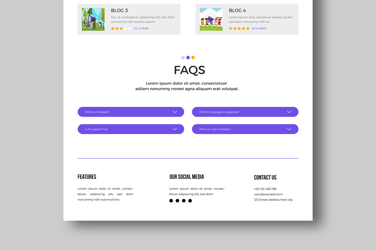 Landing Page Book Shop, a Landing Page Template by MightyDesign (Photo 6 of 10)