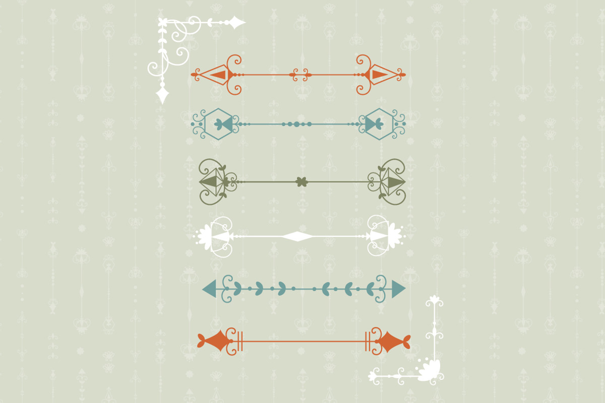 Whimsical Ornaments, an Object Graphic by KatjaPotokar (Photo 2 of 3)
