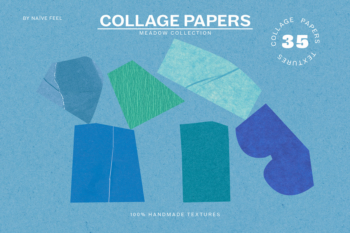 Collage Papers Textures, a Texture Graphic by Naive Feel (Photo 7 of 9)
