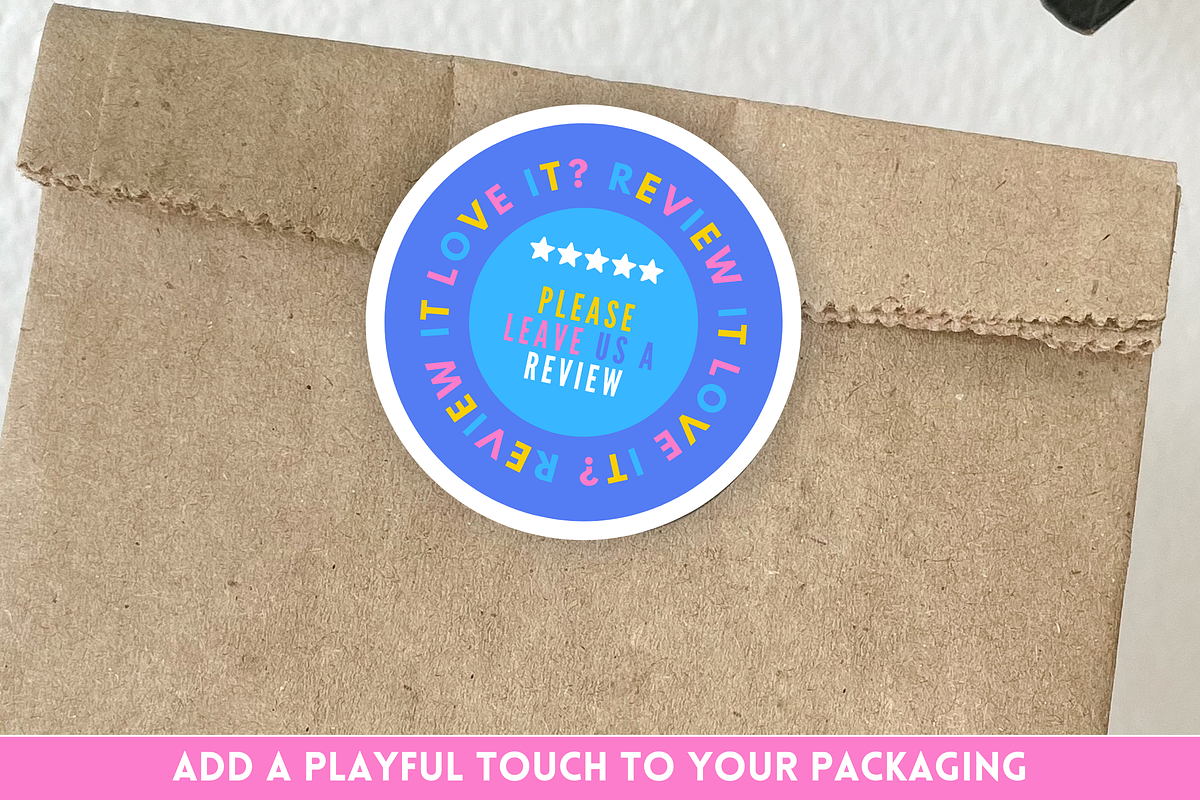 Packaging Sticker Templates - 12 pcs, a Stationery Template by SunshineStudioBoutique (Photo 7 of 10)