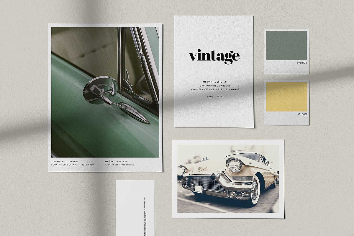 Moodboard Mockup, an Advertising Mockup by Graphic Pear (Photo 7 of 7)