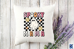 Retro Spooky Mama Svg