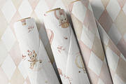 balloon Watercolor Graphics patterns, an Animal Illustration by TanyaSchuka (Thumbnail 6 of 10)