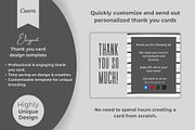 Thank you card template canva, a Card Template by DesignArts (Thumbnail 1 of 4)