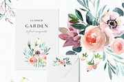 SALE! Summer garden - floral graphic, an Illustration by Youksy (Thumbnail 7 of 24)