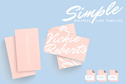Simple Modern Business Card, a Business Card Template by cadinera (Thumbnail 1 of 4)