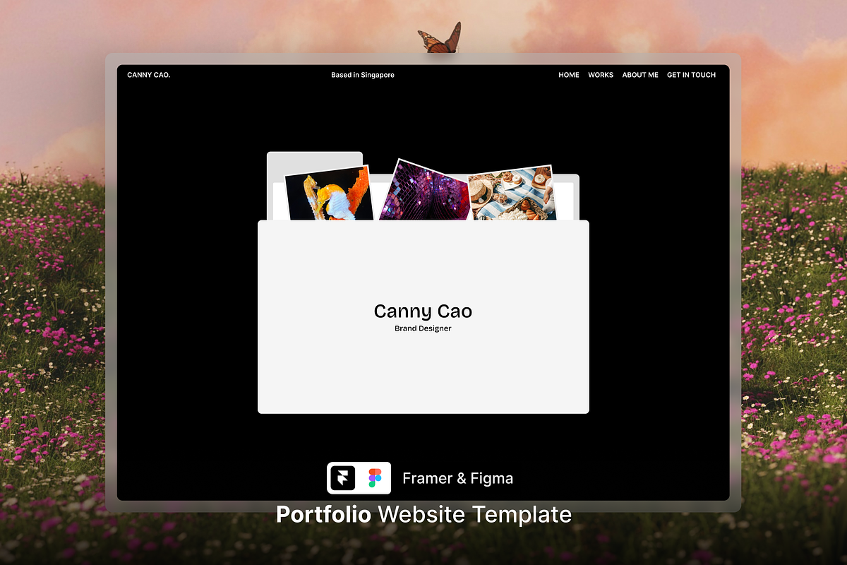 Creative Portfolio Framer and Figma, an UI Kit Template by Rozepaars Design (Photo 1 of 5)