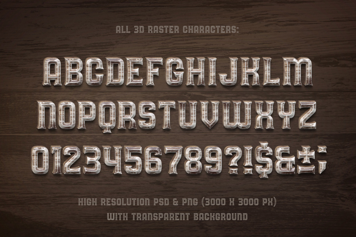 Oak Lumber Font preview 4