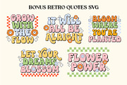 Retro Daisy - Groovy Retro Font, a Handwritten Font by Keithzo (Thumbnail 9 of 9)