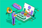 Isometric Web Concepts, a Templates & Theme by alexdndz (Thumbnail 13 of 21)