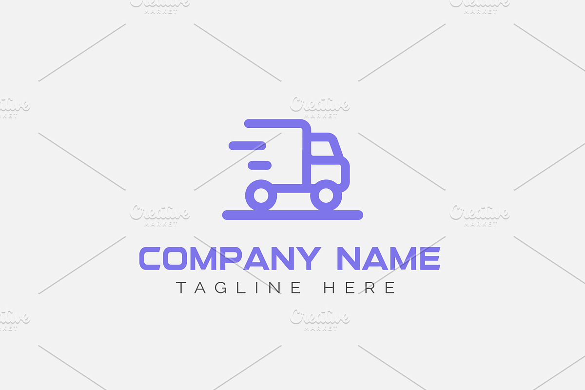 Delivery Truck Logo Concept, a Branding & Logo Template by Toufiqul