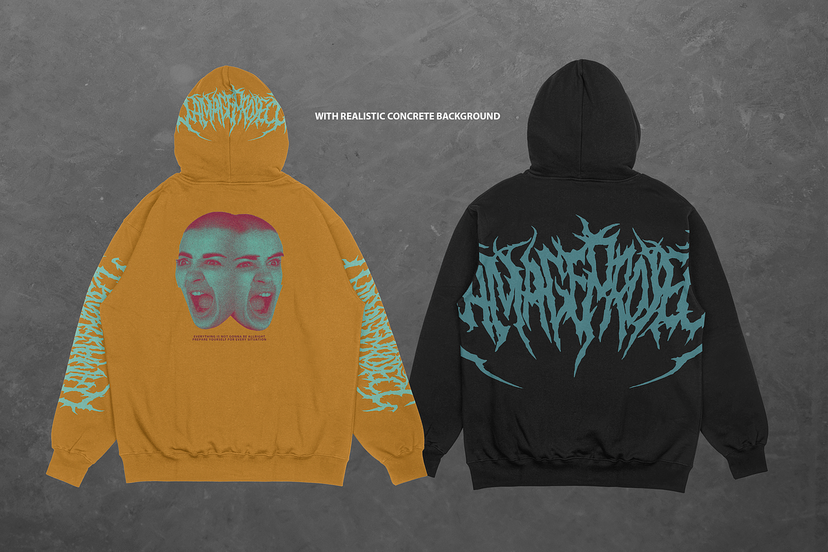 Realistic Hoodie 2 Mockup, a Hoody Mockup by Uncentrifuged Pressure (Photo 5 of 7)