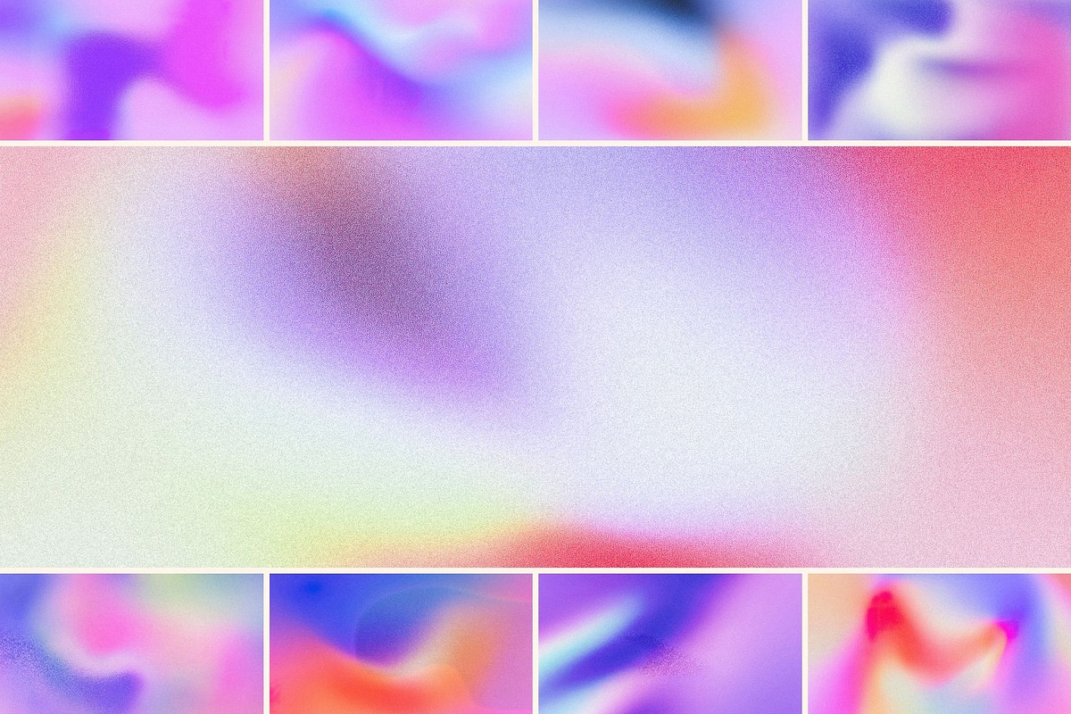 Purple Grainy Gradient Collection, a Background Graphic by Anzhelika (Photo 5 of 10)