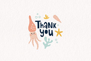 Under the sea cute clipart for kids, an Animal Illustration by Leysan Shayak (Thumbnail 11 of 11)