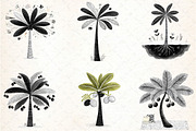 Watercolor Tropical Palm Trees, an Illustration by DreamCafeArt (Thumbnail 5 of 8)