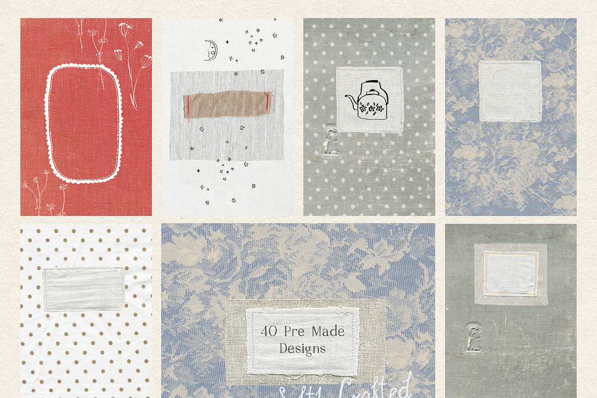 Fabric Patches & Background Textures, a Background Graphic by whiteheartdesign (Photo 9 of 20)