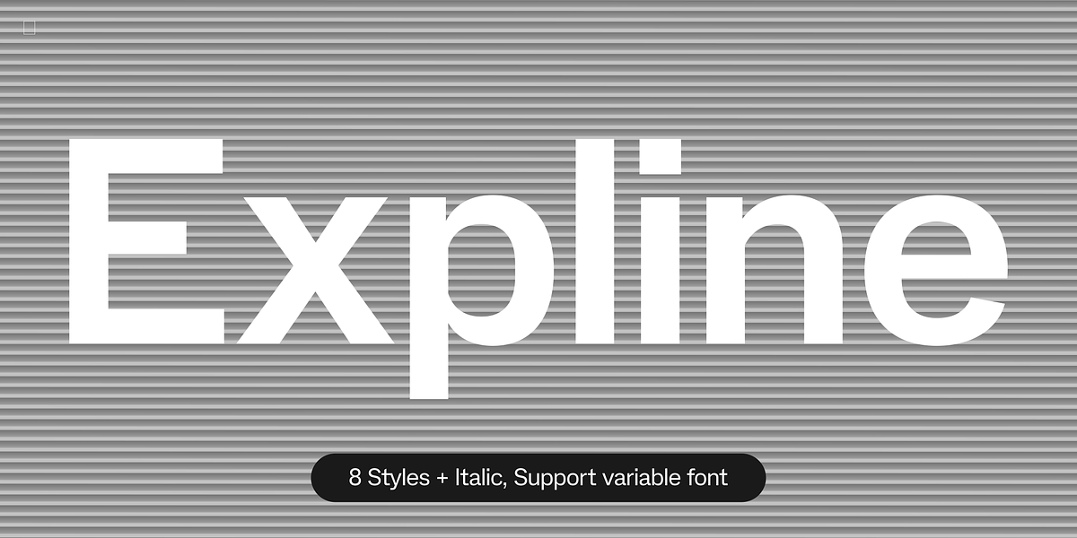Expline, a Sans Serif Font by Formatype Foundry (Photo 1 of 16)