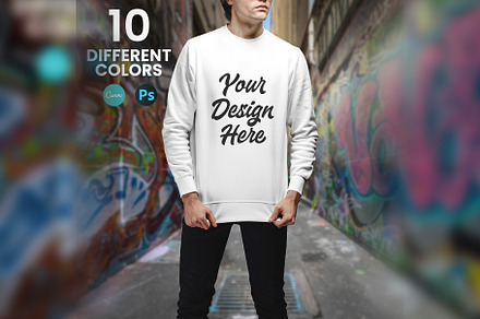 Canva & Photosho Hoodie Mockup