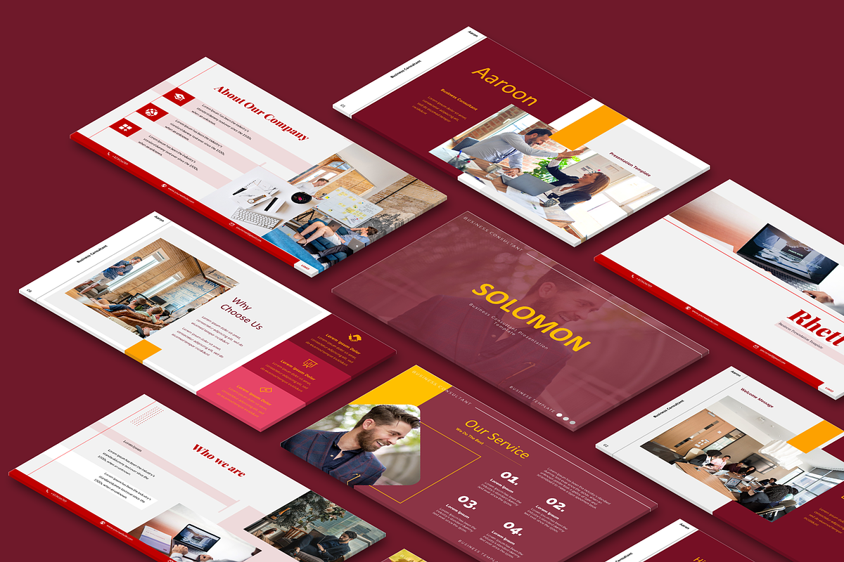 Business Consultant Presentation, a Presentation Template by deTheme (Photo 9 of 13)