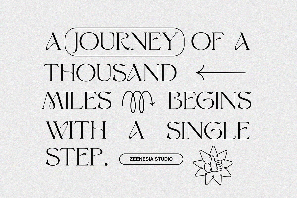 Grand Sapphire, a Serif Font by zeenesia (Photo 14 of 19)