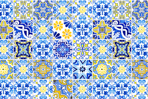 Portuguese Tiles Digital Papers Set2