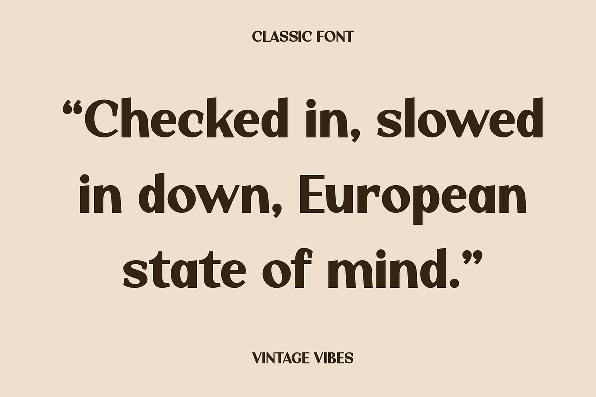 Malyin – Elegant Retro Typeface, a Sans Serif Font by MaikoHatta (Photo 8 of 8)