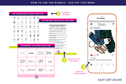 IG Content Filler Bundle - 20% off, a Social Media Template by blackdahliapress (Thumbnail 2 of 3)