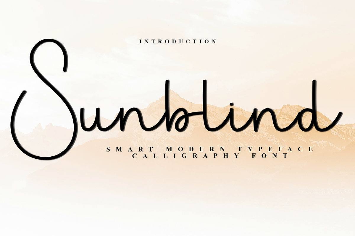 Sunblind, a Handwritten Font by FreshTypeINK (Photo 1 of 8)