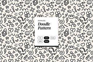 Creative Line Art Doodle Pattern