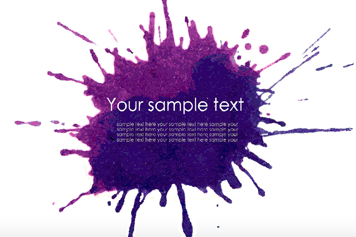 Splash watercolour banner blots preview 2