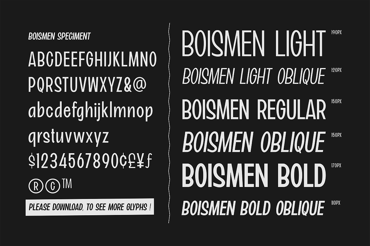 Boismen, a Font by A.Budianto (Photo 6 of 6)