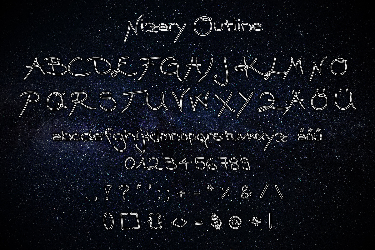 Nizary Natural Font, a Script Font by xresch (Photo 11 of 12)