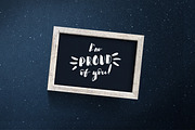 Darkshine Brush Font. Script., a Script Font by Wewhitelist (Thumbnail 6 of 6)