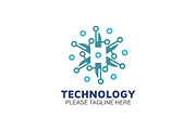 20 Logo Technology Templates Bundle, a Branding & Logo Template by Friendesigns (Thumbnail 12 of 21)