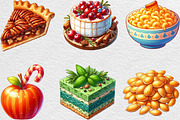 Watercolor Autumn Food Clipart, an Illustration by Black Bird Studio (Thumbnail 2 of 6)