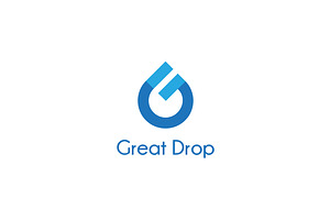 Great Drop - Letter G Logo
