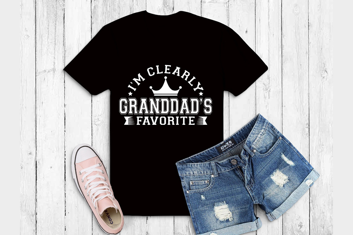 Favorite Granddad T Shirt Design, a Graphic by Vector Portal (Photo 2 of 4)