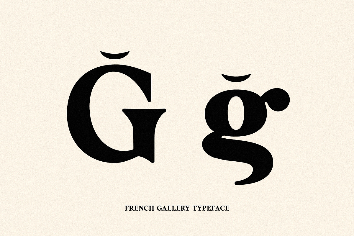 FRENCH GALLERY - vintage soft serif, a Serif Font by Misha Sova (Photo 4 of 11)