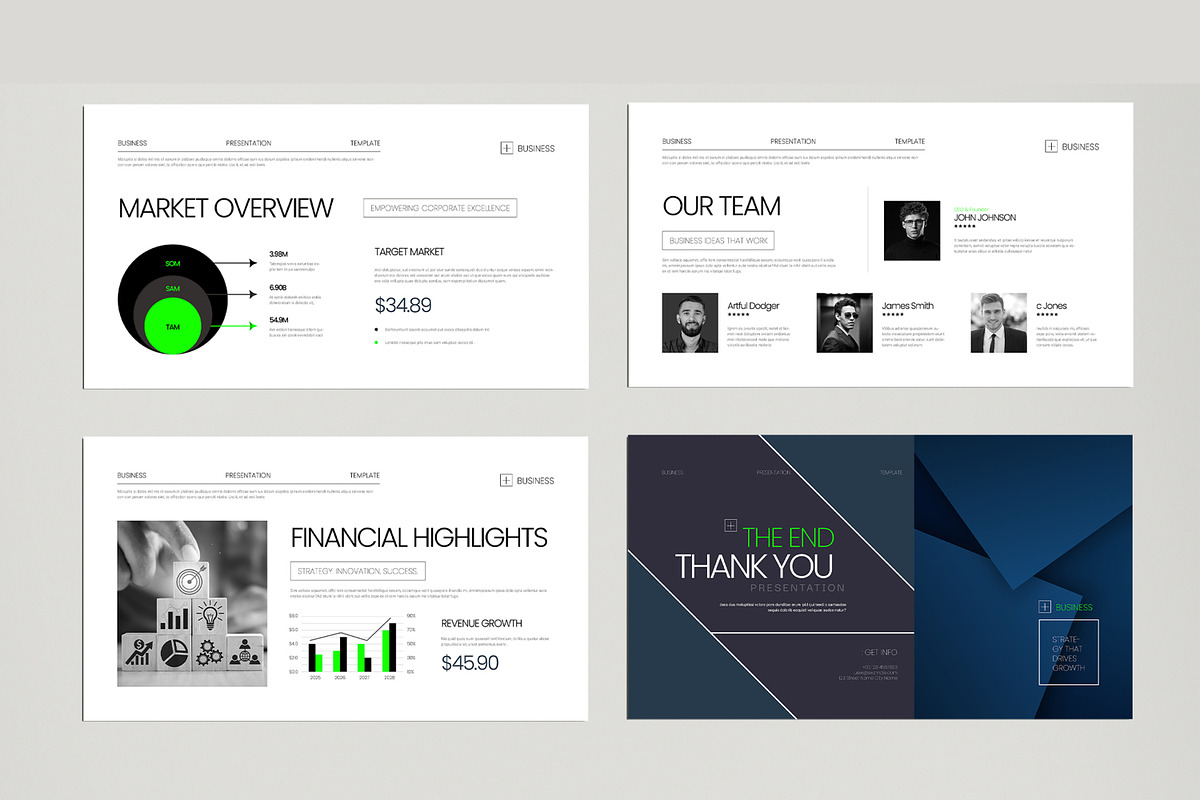 Corporate Business Presentation, a Presentation Template by MightyDesign (Photo 4 of 7)