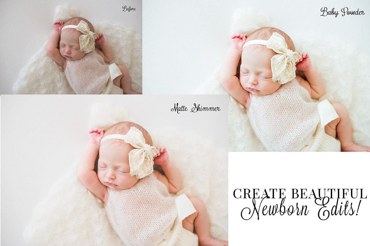 Newborn Lightroom Presets-LR preview 3
