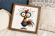 Quirky Funny Birds Clipart, an Illustration by Libby Wishes (Thumbnail 6 of 7)