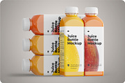Square Juice Bottle Mockup - 5 PSD, a Packaging Mockup by Muhazdinata (Thumbnail 5 of 7)