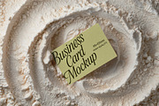 Bakery Style Business Card Mockup, a Mockup by Quirko (Thumbnail 3 of 6)