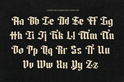 The Ancienthy - Modern Blackletter, a Blackletter Font by Pinakiaa Studios (Thumbnail 2 of 9)