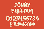 Johny Bulldog All Caps Display Font, a Handwritten Font by alphArtype (Thumbnail 8 of 8)